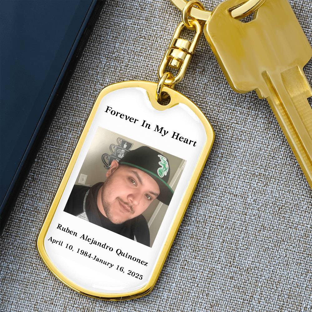 Custom Memorial Keychain, Custom Keepsake for Loss of Loved One, Customized Bereavement Gift