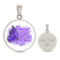 Always on My Mind Memorial Necklace - Remembrance Jewelry Gift - Engravable "Forever in my Heart" Necklace, Bereavement Gift