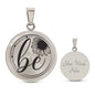 Be Strong, Brave, Fearless, You - Inspirational Necklace - Positive Affirmation Pendant Necklace, Motivational Gift for Strength & Courage