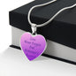 Alzheimer's Awareness Necklace, Alzheimer's Awareness Jewelry, End Alzheimer's Jewelry