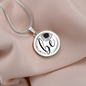 Be Strong, Brave, Fearless, You - Inspirational Necklace - Positive Affirmation Pendant Necklace, Motivational Gift for Strength & Courage