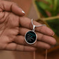 Ovarian Cancer Warrior Pendant Necklace