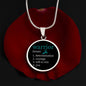 Ovarian Cancer Warrior Pendant Necklace