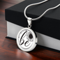 Be Strong, Brave, Fearless, You - Inspirational Necklace - Positive Affirmation Pendant Necklace, Motivational Gift for Strength & Courage