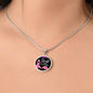 Breast Cancer Support Pendant, Strength Faith Courage Cancer Support Necklace, Empowering Gift for Women Fighters, Cancer Survivor Gift