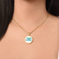Fight Like a Champion Ovarian Cancer Pendant Necklace, Inspirational Ovarian Cancer Support Jewelry, Inspirational Cancer Support Gift
