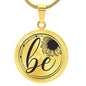 Be Strong, Brave, Fearless, You - Inspirational Necklace - Positive Affirmation Pendant Necklace, Motivational Gift for Strength & Courage