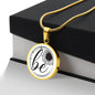 Be Strong, Brave, Fearless, You - Inspirational Necklace - Positive Affirmation Pendant Necklace, Motivational Gift for Strength & Courage
