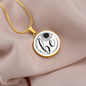 Be Strong, Brave, Fearless, You - Inspirational Necklace - Positive Affirmation Pendant Necklace, Motivational Gift for Strength & Courage