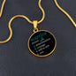 Ovarian Cancer Warrior Pendant Necklace