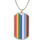 LGBTQIA2 Pride Flag Inspired Necklace, Vibrant Rainbow Pride Jewelry, For Celebrating Diversity, Ideal LGBTQ+ Community Gift