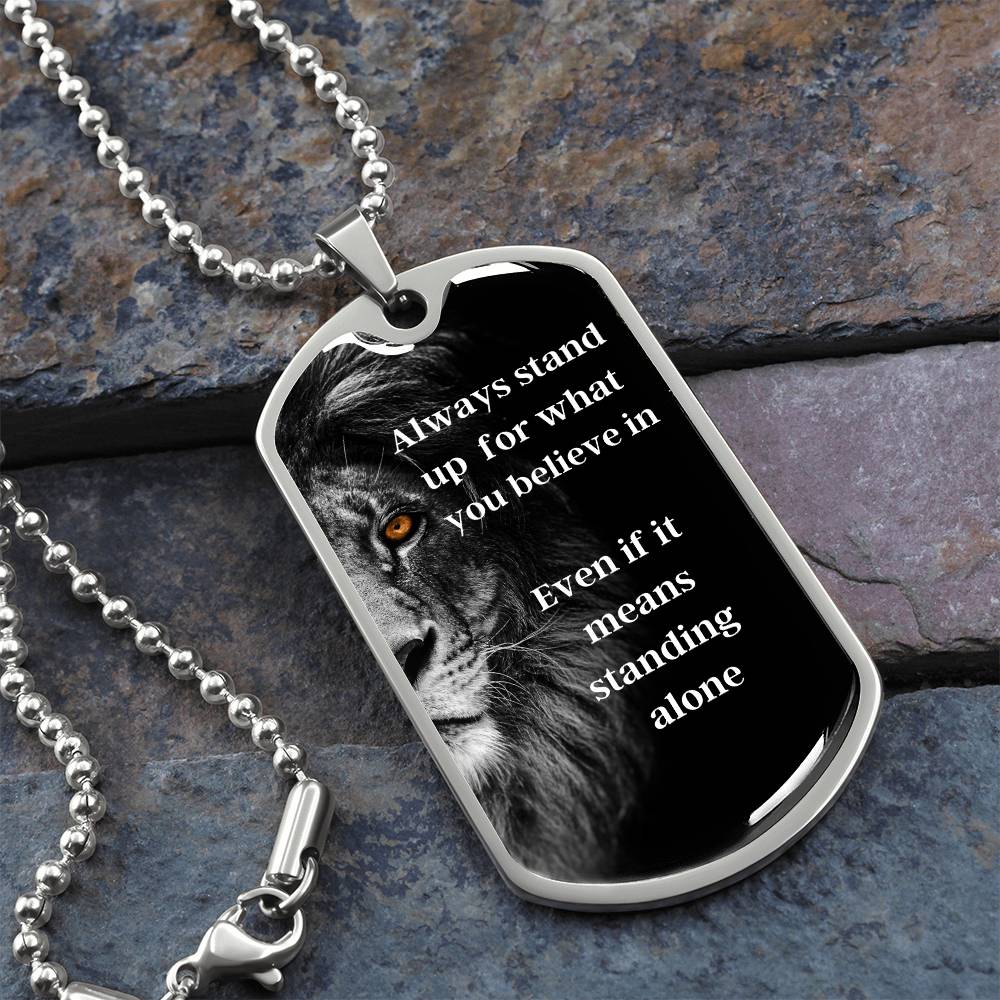 Inspirational Lion Necklace