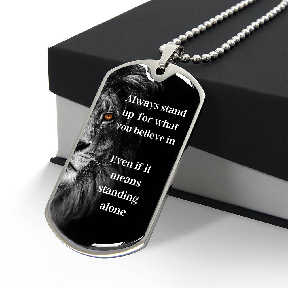 Inspirational Lion Necklace