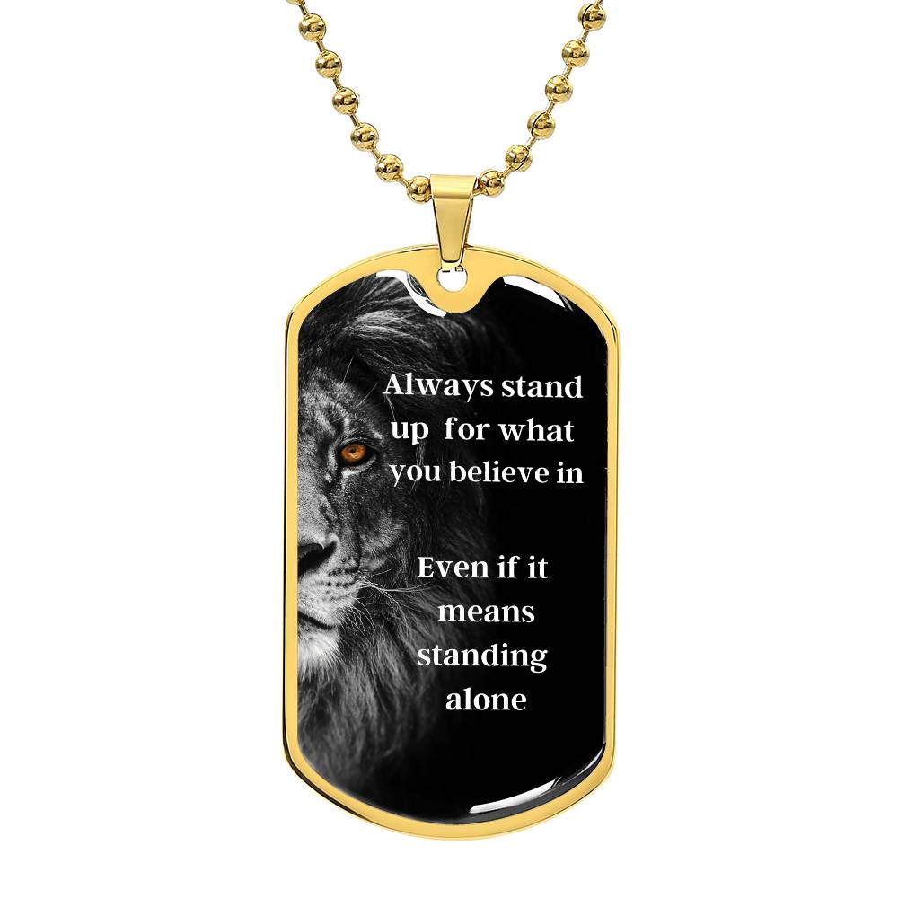 Inspirational Lion Necklace