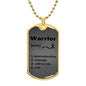 Skin Cancer Warrior Necklace, Cancer Fighter Support Gift, Encouragement Pendant for Loved Ones Fighting Cancer, Cancer Fighter Gift