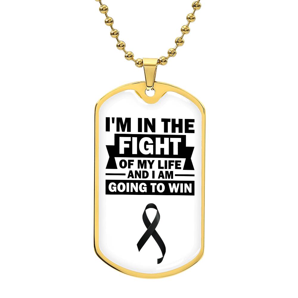 Skin Cancer Warrior Necklace, Cancer Fighter Support Gift, Encouragement Pendant for Loved Ones Fighting Cancer, Cancer Fighter Gift