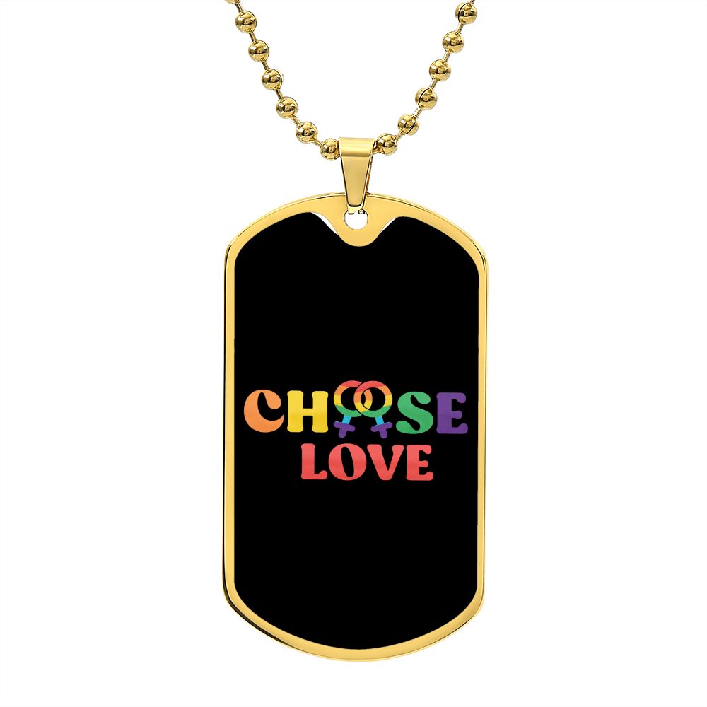 Lesbian Pride Interlocking Venus Symbols, Lesbian Pride Choose Love Necklace, Lesbian Symbol Necklace, Lesbian Symbol Gift