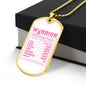 Breast Cancer Warrior Necklace, Meaningful Cancer Support Gift for Survivors and Fighters, Breast Cancer Pendant for Hope and Strength