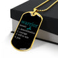 Ovarian Cancer Warrior Necklace, Ovarian Cancer Gift for Survivors and Fighters, Loved One Battling Cancer, Pendant for Strength and Hope