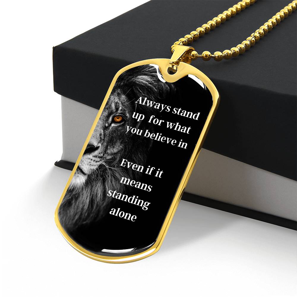 Inspirational Lion Necklace