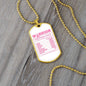 Breast Cancer Warrior Necklace, Meaningful Cancer Support Gift for Survivors and Fighters, Breast Cancer Pendant for Hope and Strength