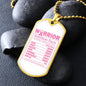 Breast Cancer Warrior Necklace, Meaningful Cancer Support Gift for Survivors and Fighters, Breast Cancer Pendant for Hope and Strength