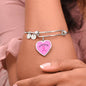 Breast Cancer Survivor Bracelet, Breast Cancer Survivor Pink Ribbon Jewelry, Gift for Breast Cancer Survivor