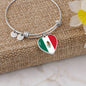 Mexican Flag Bracelet, Joyería De La Bandera Mexicana