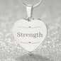 Cancer Support Gift For Sister, Breast Cancer Gift For Sister, Strength Necklace, Fight Cancer Gift, Fight Cancer Jewelry, Chemo Support