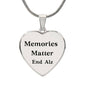 Memories Matter, End Alz Necklace, Alzheimer's Awareness, Alzheimer's Jewelry, Alzheimer's Support, Alzheimer's Caregivers