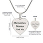 Memories Matter, End Alz Necklace, Alzheimer's Awareness, Alzheimer's Jewelry, Alzheimer's Support, Alzheimer's Caregivers