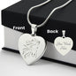 Captivating Horse Heart Pendant Necklace - Beautiful Equestrian Jewelry, Express Your Love for Horses, Great Gift for Horse Lovers