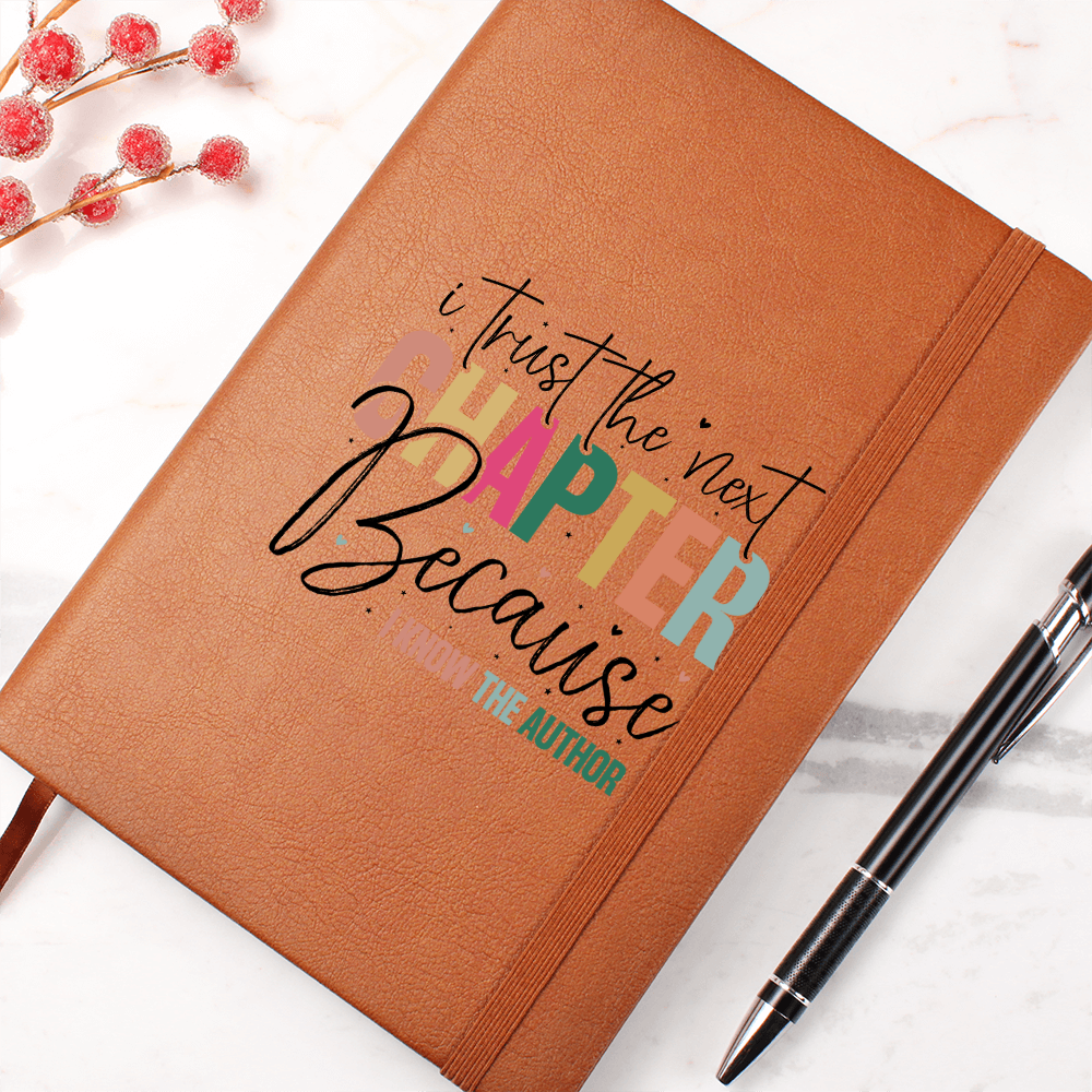 . I Trust The Next Chapter Journal, Inspirational Notebook for Writing and Reflection, Motivational Gift for Writers