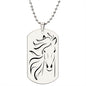 Horse necklace, Personalized horse jewelry, Horse lover gift, Equestrian jewelry, Horse Mom Necklace,