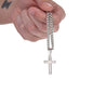 Dad Gift- Engraved Cross Pendant, Thoughtful Thank You Dad Gift, Heartfelt Thank You Keepsake For Father