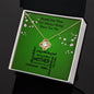 Mom Gift, Expressive Thank You Pendant Necklace with Message Card, Perfect Christmas or Birthday Gift for Mom, Thank You Mom Appreciation Necklace, Message Card and Pendant for Showing Love