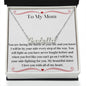Cancer Support Necklace for Mom, Personalized Cancer Fighter Necklace, Meaningful Cancer Gift for Strength and Hope, Mom Cancer Support Gift