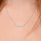 Cancer Support Necklace for Mom, Personalized Cancer Fighter Necklace, Meaningful Cancer Gift for Strength and Hope, Mom Cancer Support Gift