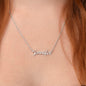 Cancer Support Necklace for Mom, Personalized Cancer Fighter Necklace, Meaningful Cancer Gift for Strength and Hope, Mom Cancer Support Gift