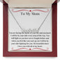 Cancer Support Necklace for Mom, Personalized Cancer Fighter Necklace, Meaningful Cancer Gift for Strength and Hope, Mom Cancer Support Gift
