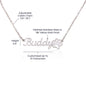 Dog Mom Pet Name Necklace, Personalized Pet Keepsake, Perfect Holiday Gift for Pet Parents, Perfect Gift for Dog Owners