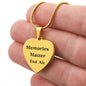 Memories Matter, End Alz Necklace, Alzheimer's Awareness, Alzheimer's Jewelry, Alzheimer's Support, Alzheimer's Caregivers