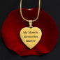 Alzheimer's My Mom's Memories Matter Necklace, Custom Alzheimer's Jewelry, Alzheimer's Mom, Alzheimer's Awareness, Alzheimer's Support
