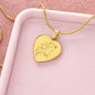 Captivating Horse Heart Pendant Necklace - Beautiful Equestrian Jewelry, Express Your Love for Horses, Great Gift for Horse Lovers