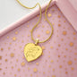 Captivating Horse Heart Pendant Necklace - Beautiful Equestrian Jewelry, Express Your Love for Horses, Great Gift for Horse Lovers