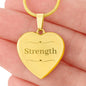 Cancer Support Gift For Sister, Breast Cancer Gift For Sister, Strength Necklace, Fight Cancer Gift, Fight Cancer Jewelry, Chemo Support