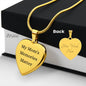Alzheimer's My Mom's Memories Matter Necklace, Custom Alzheimer's Jewelry, Alzheimer's Mom, Alzheimer's Awareness, Alzheimer's Support