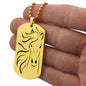 Horse necklace, Personalized horse jewelry, Horse lover gift, Equestrian jewelry, Horse Mom Necklace,