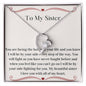 Cancer Support Gift For Sister, Breast Cancer Gift For Sister, Strength Necklace, Fight Cancer Gift, Fight Cancer Jewelry, Chemo Support