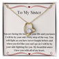 Cancer Support Gift For Sister, Breast Cancer Gift For Sister, Strength Necklace, Fight Cancer Gift, Fight Cancer Jewelry, Chemo Support